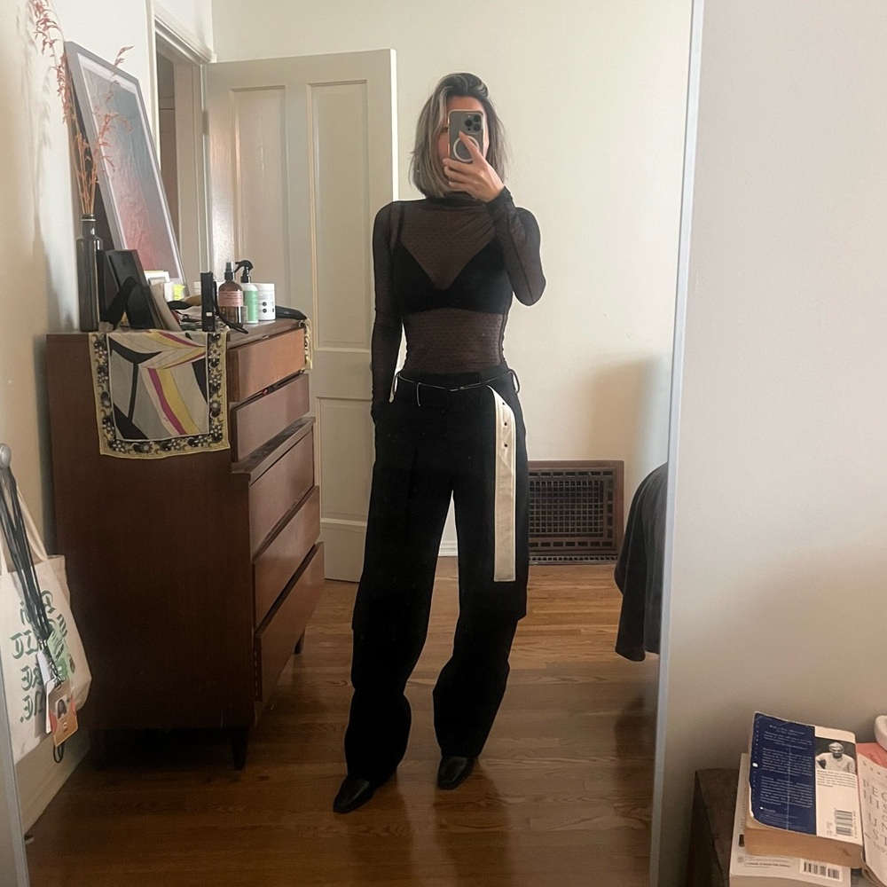 Low Classic Black Low Pocket Trousers